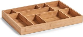 Organizator accesorii de birou, Zeller, Bambus, Maro