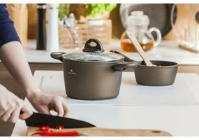 Valdinox Aurum Cratiță cu suprafață antiaderentă cu capac, 20 cm, 3,2 l