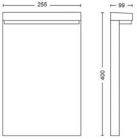 Philips 17455/30/P7 - LED RGB Lampă exterior Hue NYRO LED/13,5W/230V IP44