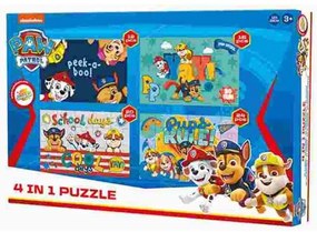Patrula Cățelușilor Puzzle 4 în 1