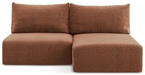 Colțar cărămiziu extensibil/cu spațiu de depozitare (cu colț pe partea dreaptă) Kalena – Makamii