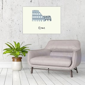 Tablou pe sticlă - Orașe din Europa N⁰2 (70x50 cm)