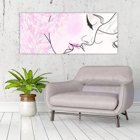 Tablou - Sărutul (120x50 cm)