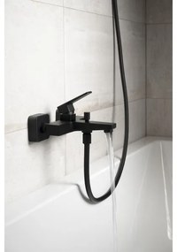 Baterie de cadă TURSI Sapho, negru mat