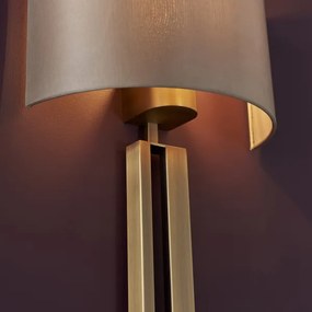 Lampă de perete Endon 95452, 1xE27/10W/230V, bej/auriu