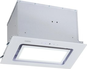 Klarstein Hektor Brilliant Edition, hotă încorporată, 52 cm, 506 m³ / h, touch, sticlă, alb