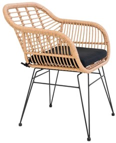 Set 2 scaune de grădină din ratan artificial House Nordic Trieste