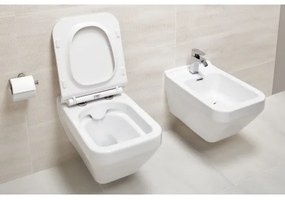 Cersanit S701-213-ECO - Vas WC suspendat CREA cu capac, ceramică/albă