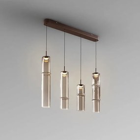 Lustra liniara cu 4 pendule suspendate LED Canas