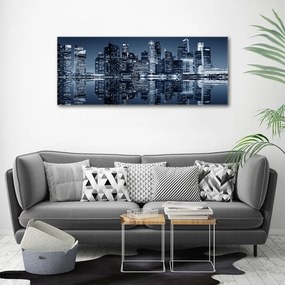 Tablou canvas Singapore timp de noapte