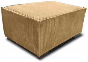 Fotoliu cu taburet SMART SET, mustariu