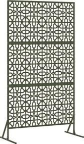 vidaXL Ecran de intimitate Oliv 100 x 50 x 180 cm Oțel