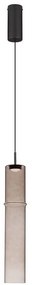 Pendul LED modern, Metal, Sticla, Moca, SANO