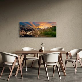 Tablou - Oglindirea în lacul montan (120x50 cm)