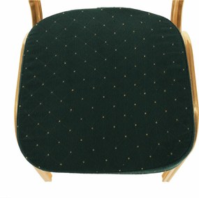 Scaun stivuitor,  verde / vopsea aurie, ZINA 3 NOU