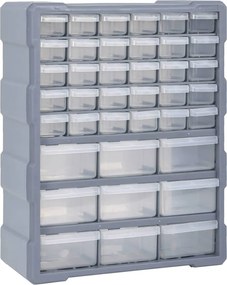vidaXL Organizator cu 39 de sertare, 38 x 16 x 47 cm