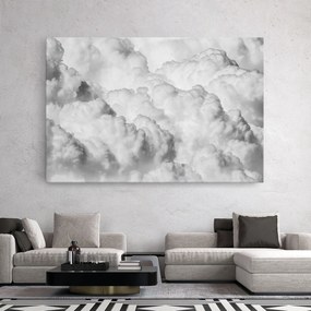 Tablou Canvas, 20x30cm, Dormitor si Living, Peisaje, Nori, Grey Cloudy Sky