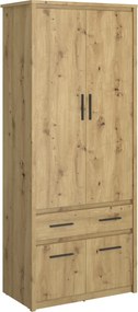 Dulap 4D1S/40, stejar Artisan, AIRON
