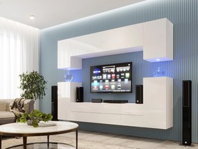 Mobilier living Berny 69 (alb + Alb lucios). 1087200