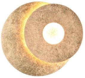 Aplică de perete aurie LED Leano – Trio