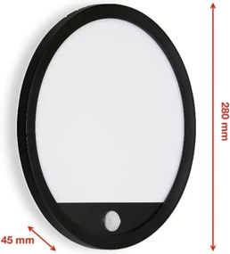 Aplică LED de exterior cu senzor LED/15W/230V IP44 Telefunken 313705TF