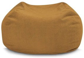 Fotoliu bean bag galben muștar Voltaire – Bobochic Paris