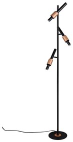 Lampadar negru-bronz LED (înălțime 150 cm) Ikaris – Trio Select