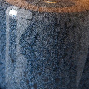 Endon 93067 - Lampă de masă ZINNIA, 1xE27/10W/230V, albastră/aurie