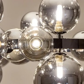 Lustră LED pe cablu Brilagi MILLA 15xG9/3W/230V crom lucios/fumuriu