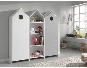 Șifonier de copii alb/gri deschis 173x171,5 cm CASAMI – Vipack