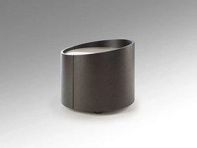 Noptiera rotunda cu sertar Iza stejar negru