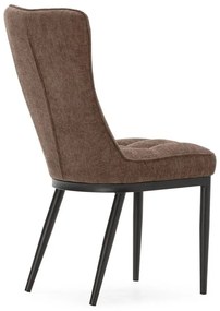 Scaune de dining maro 2 buc. Damon – Marckeric