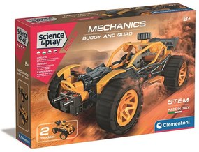 Vehicul Mechanics Set de construcție Buggy și Quad Clementoni