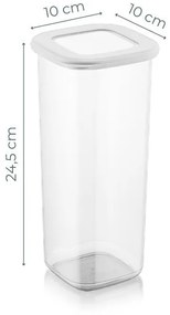 Set de Cutii pentru Depozitare, 12 Piese, Culoare Alb, 964FRM1176