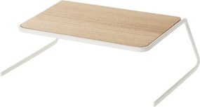 Raft suplimentar alb/în culoare naturală din lemn 19,5x19,5 cm Tosca – YAMAZAKI