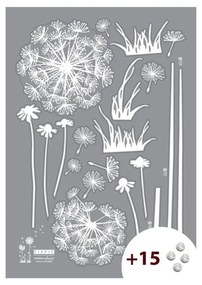 Set autocolante și 15 cristale Swarovski Ambiance Dandelion Flowers