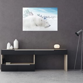 Tablou - Urs polar (90x60 cm)