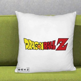 Perna Personalizata Dragon Ball Z Clasic, 40x40 cm, Alb Pufos, Husa Detasabila, Perna Inclusa, BEKZ®