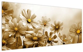 Tablou cu flori (120x50 cm), în 40 de alte dimensiuni noi