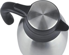 Termos de cafea pentru conferințe Kinghoff KH 2094, 2 l, pereți dubli, corp din oțel inoxidabil, inox/negru