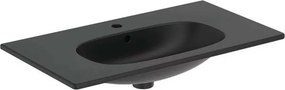Lavoar pe mobilier Ideal Standard Tesi 83x45 cm negru mat