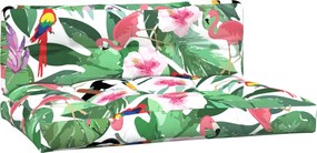 vidaXL Perne de paleți, 2 buc., multicolor, textil