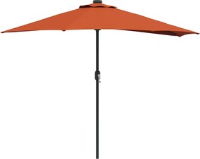 vidaXL Parasol de Grădină Terracota 294 x 150 x 224 cm