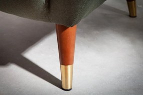 Fotoliu design clasic Don, verde