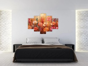 Tablou - Flori de pajiște, pictură (150x105 cm)