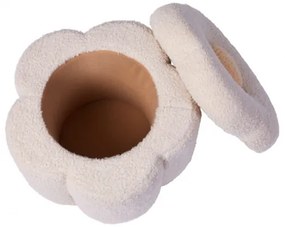 Taburet Childhome FLOWER d. 35 cm crem
