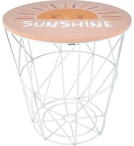 Masă de depozitare Hatu pentru copii Sunshine, 30x 30 x 30 cm