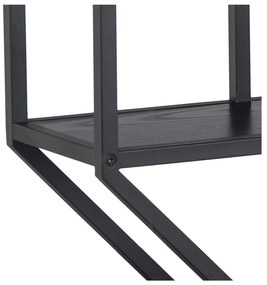 Raft de perete Actona Seaford, negru