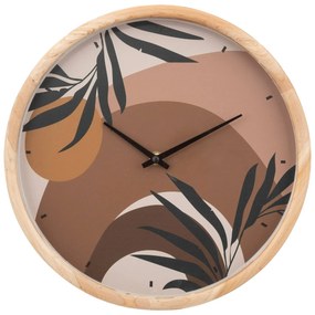 Ceas de perete pentru living Nila, cadran cu ilustratie, Ø 30 cm