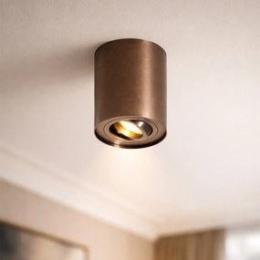 Spotlight modern de tavan bronz închis, inclinabil și rotativ - Rondoo Up